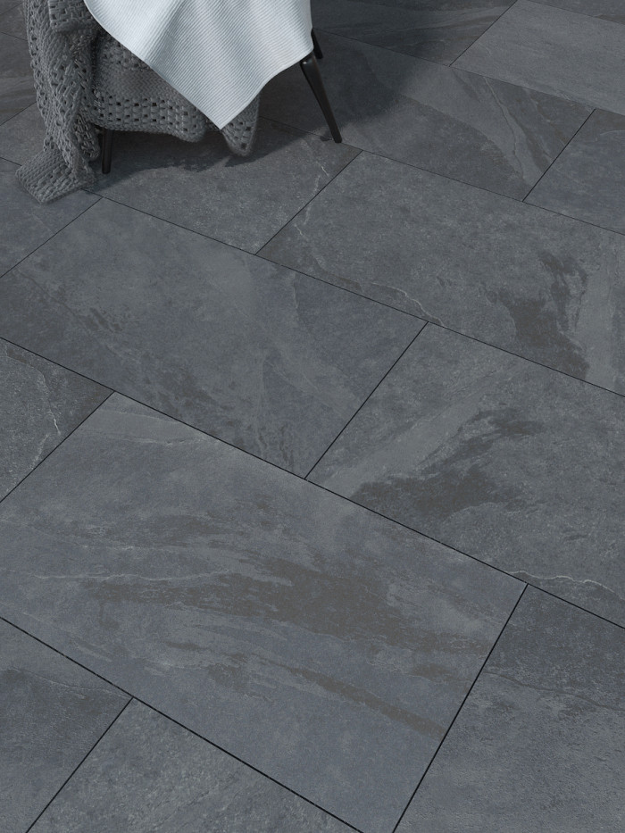 Victoria Anthracite Outdoor Paver - 900x450x20mm