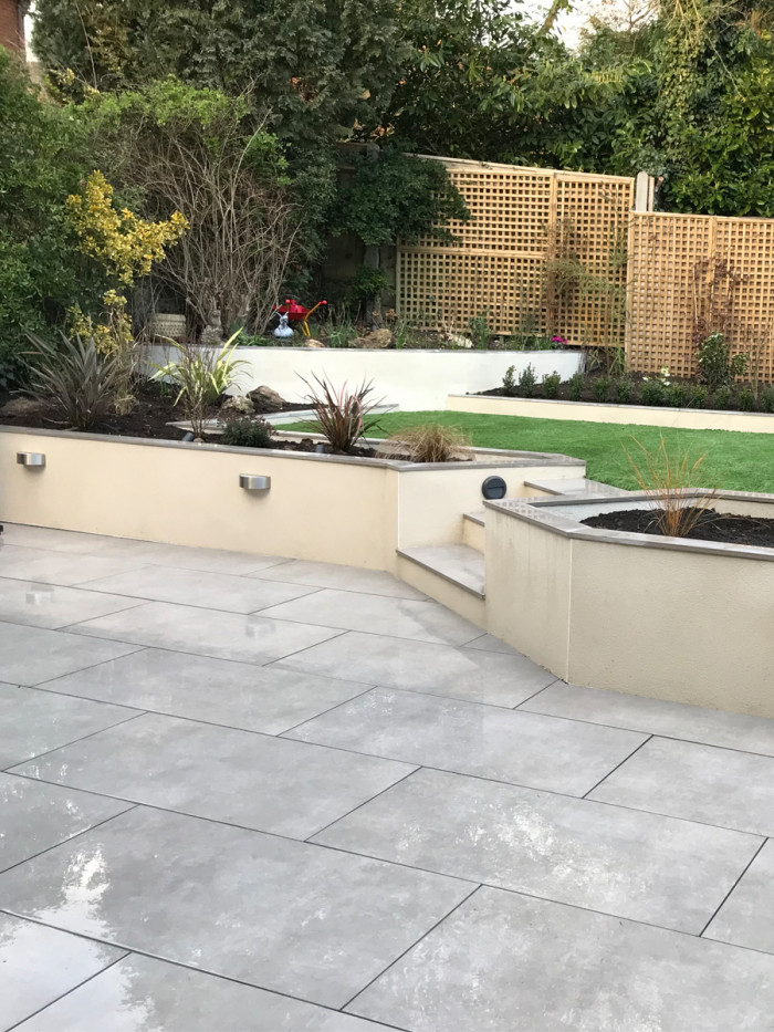 Ark Anthracite Porcelain Paving Slabs - 1200x600x20mm