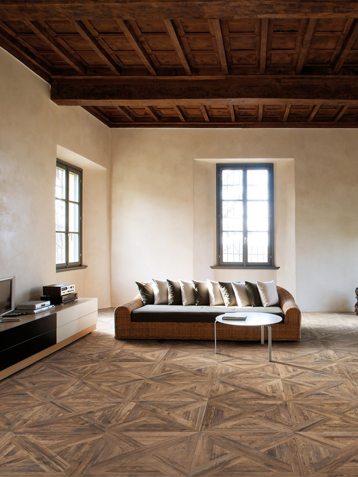 Baita Sun Italian Parquet Wood Effect Tile - 600x600x9mm