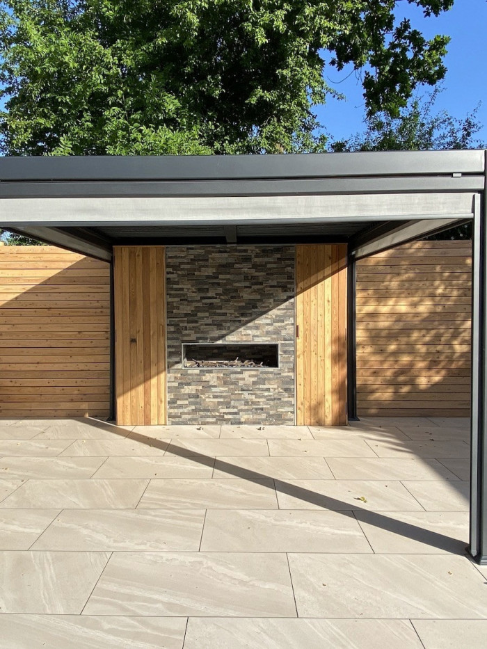 Esparada Bianco Outdoor Porcelain Paving Slabs - 1200x600x20mm