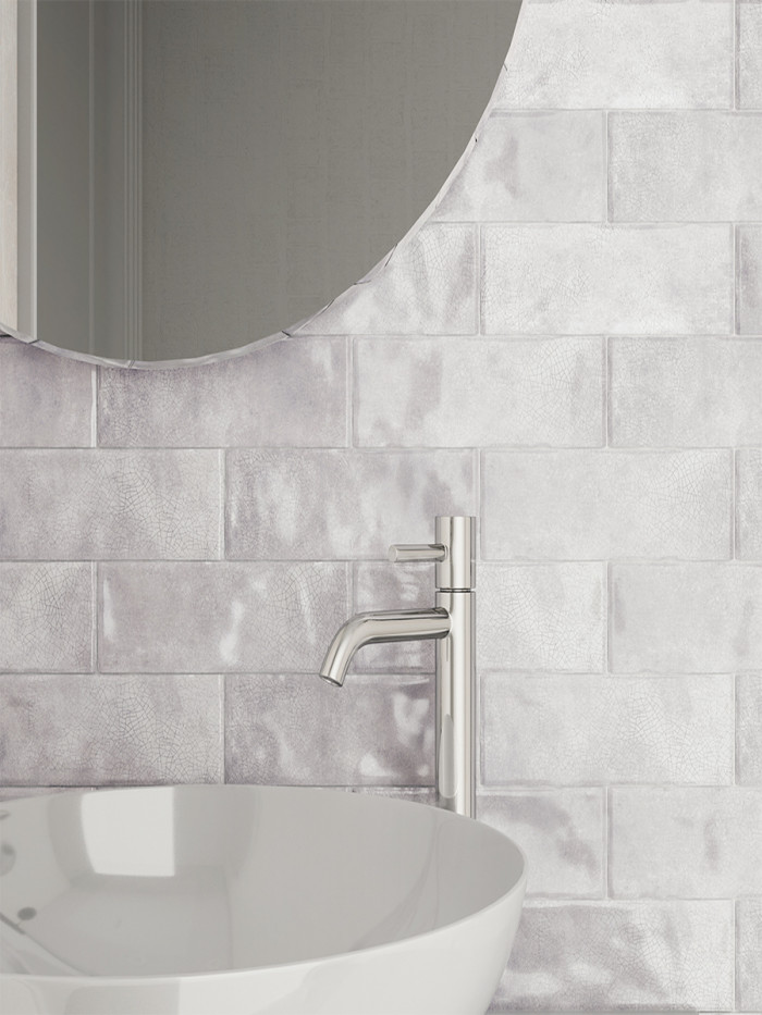 Boston Soft Grey Crackle - 65x200mm