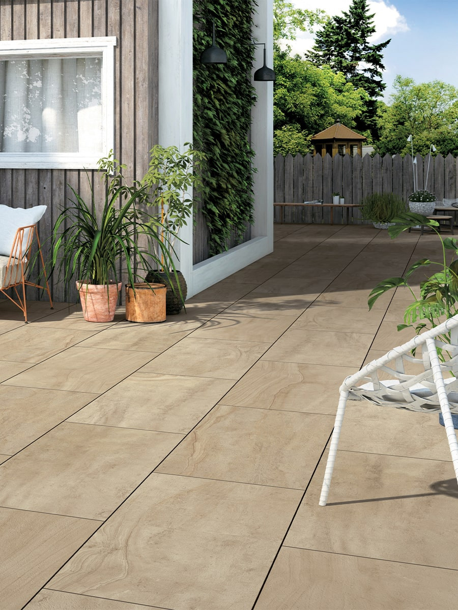 Bourgogne Italian Outdoor Porcelain Tile - 1200x600x20mm