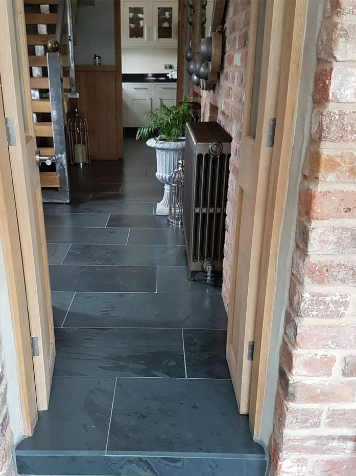 Brazil Nero Riven Slate - 600x400x10mm