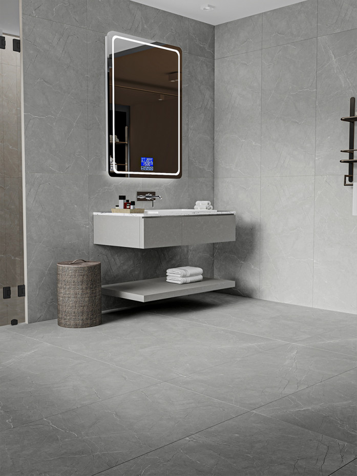 Como Grey Matt Porcelain Tile - 1200x600x9mm (LAST PACK)
