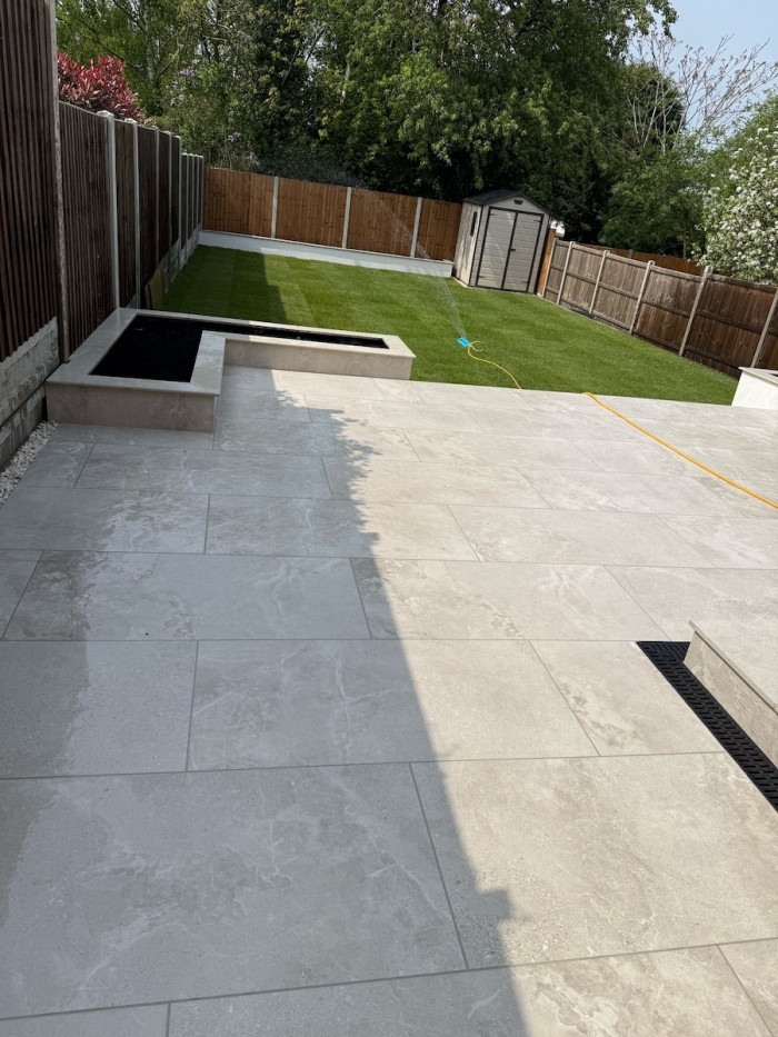 Dome Bone King Size Porcelain Paving Slabs - 1200x600x20mm