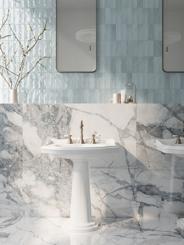 Giotto Blue Porcelain Tile - 1200x600mm (Last Pack)