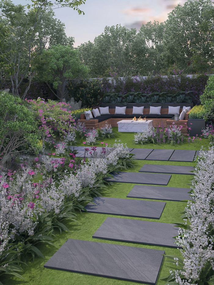 Grovak Anthracite Outdoor Tile - 1200x600x20mm