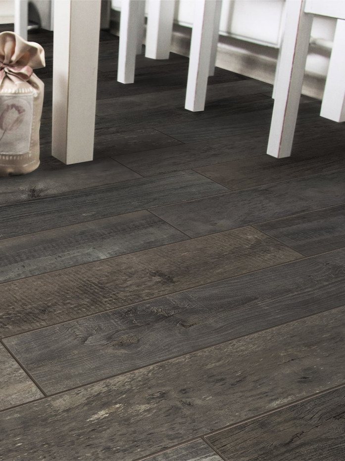 Inwood Black Herringbone Tile - 450x75mm (LAST 2 PACKS)