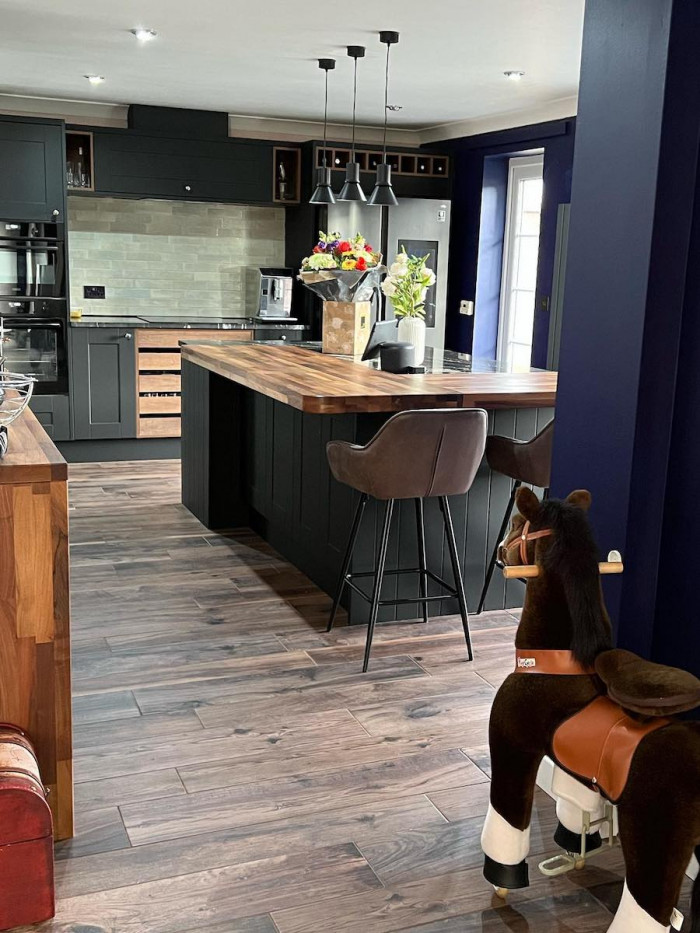 Living Noce Italian Wood Effect Porcelain Tile - 1000x150mm