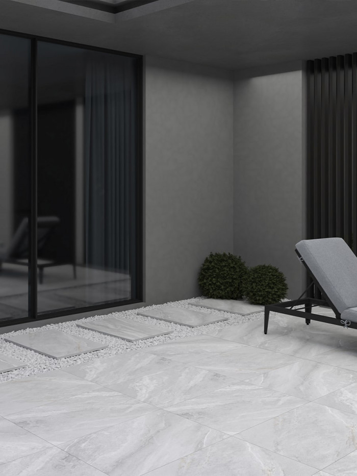 Nordic Ice Outdoor Paving Slabs - 900x600x20mm