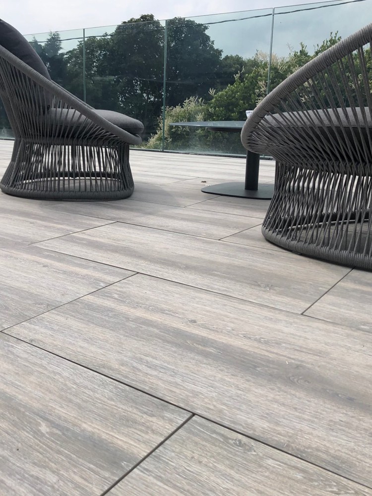 Oak Wood Effect Outdoor Slab - 900x450x20mm