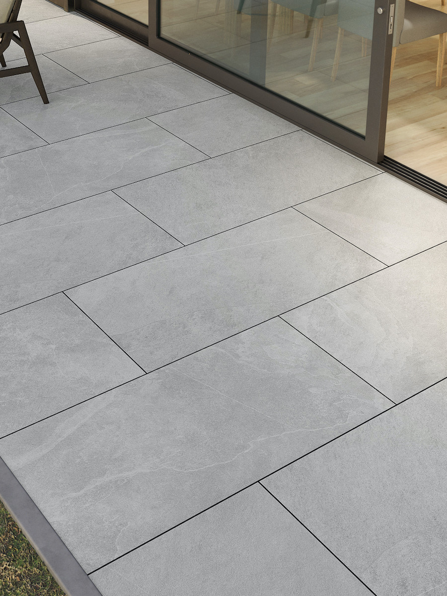 Bavaria Pearl Outdoor Porcelain Paving Slabs - 1200x600x20mm