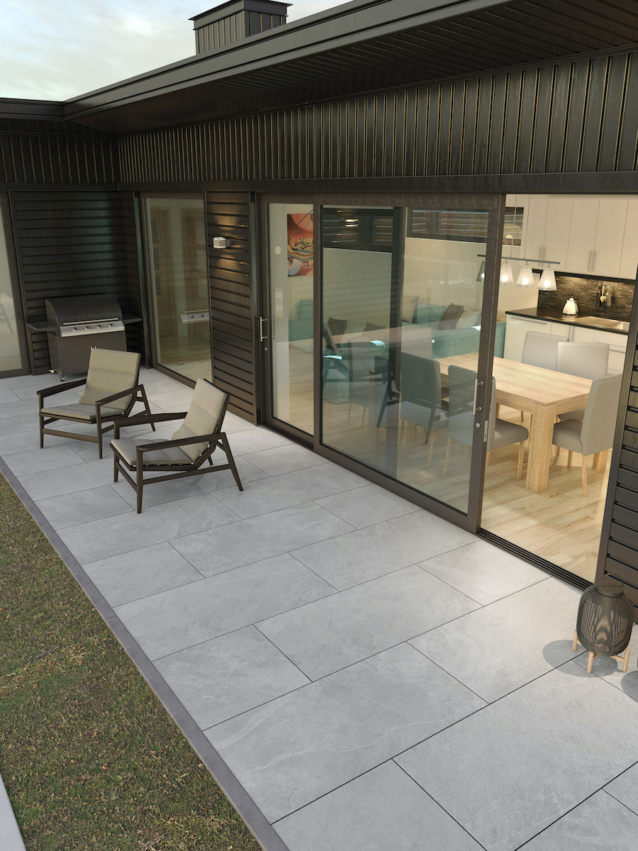 Bavaria Pearl Outdoor Porcelain Paving Slabs - 1200x600x20mm