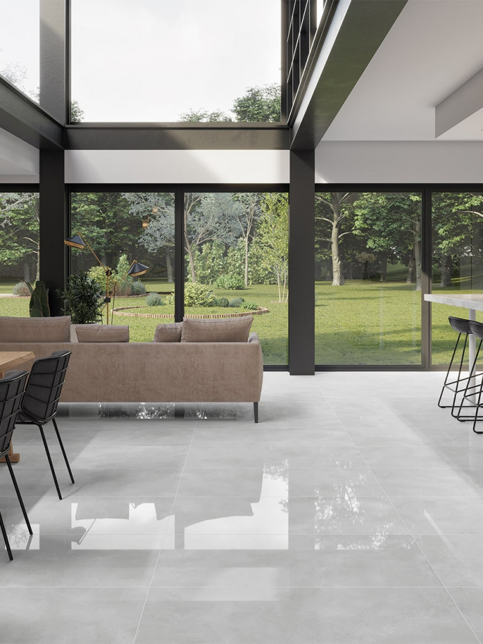 Rohe Snow Polished Tile - 1200x600mm