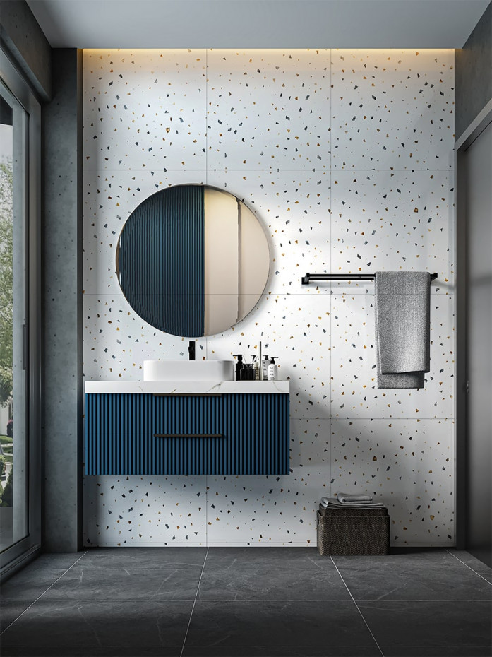 Tutti Frutti Terrazzo Polished Tile - 800x800mm