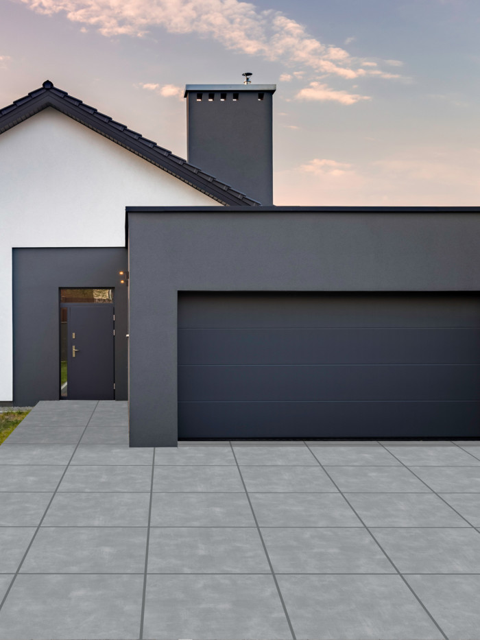 Milano Grey Driveway Porcelain Tile - 600x600x30mm (Last Pack)