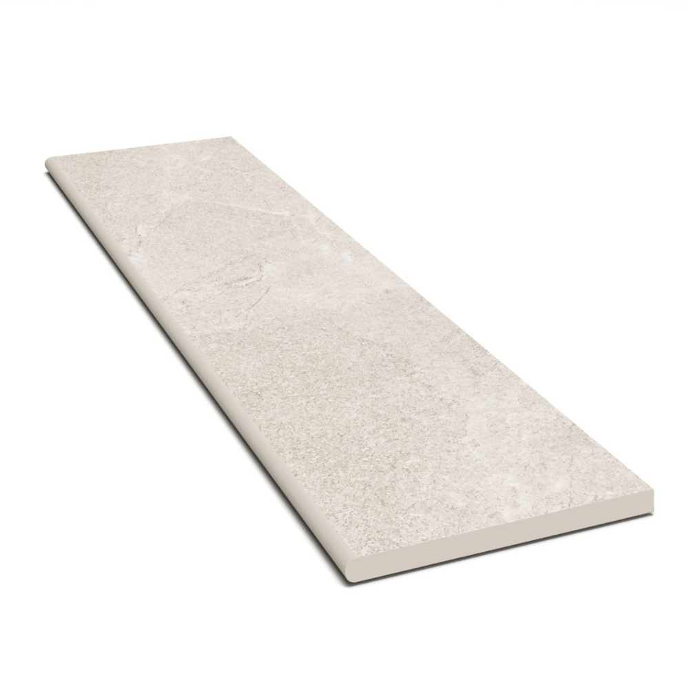 Roca Beige Porcelain Paving Bullnose - 900x450x20mm